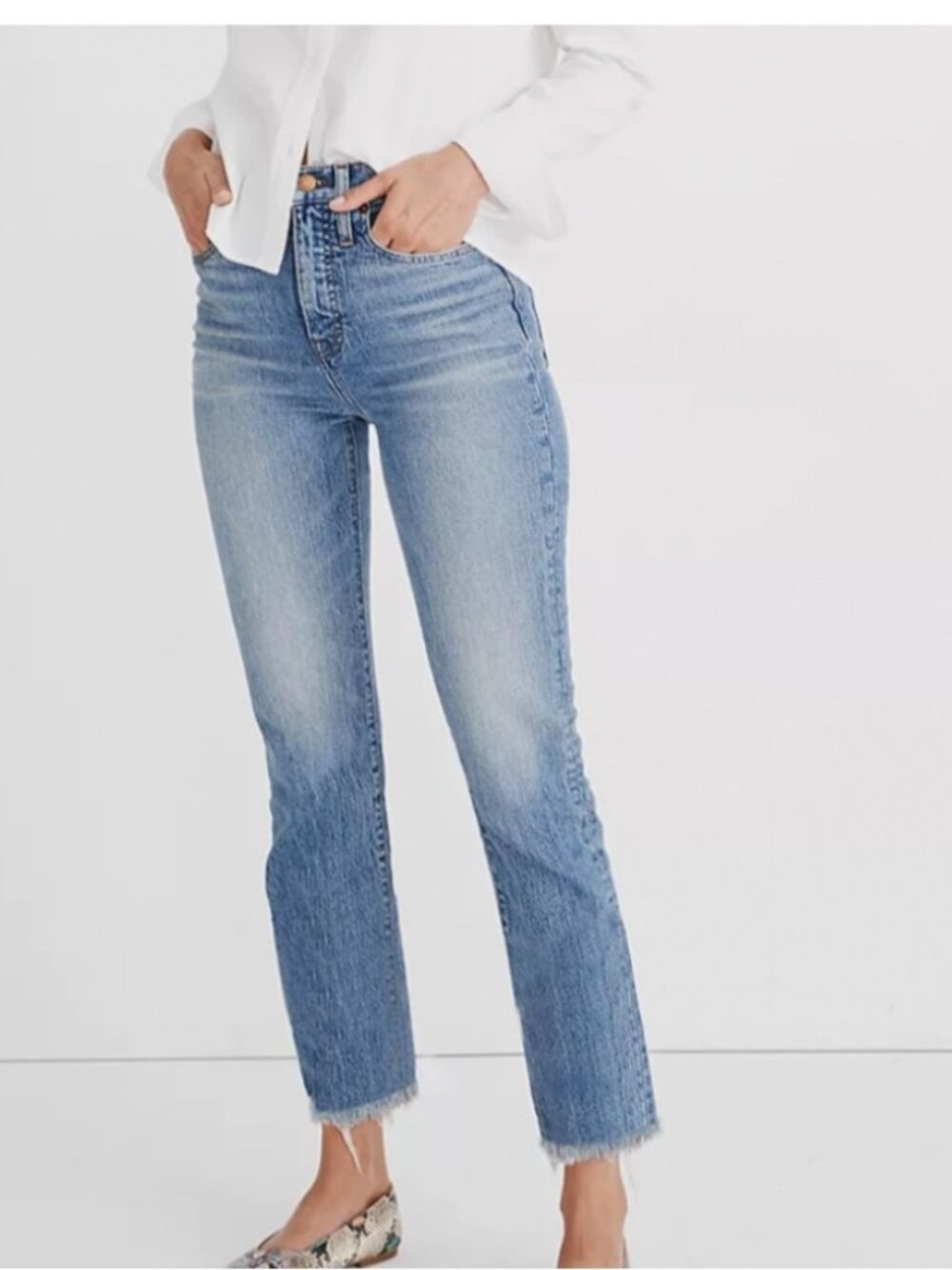 Madewell perfect vintage crop jean